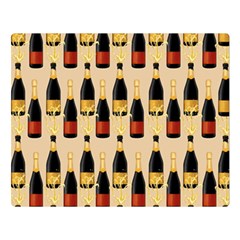 Champagne For The Holiday Double Sided Flano Blanket (large)  by SychEva