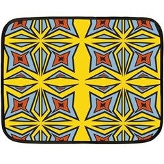 Abstract Pattern Geometric Backgrounds   Double Sided Fleece Blanket (mini)  by Eskimos