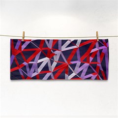 3d Lovely Geo Lines Vii Hand Towel by Uniqued