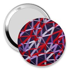 3d Lovely Geo Lines Vii 3  Handbag Mirrors by Uniqued