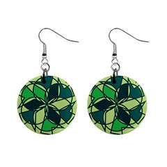 Abstract Pattern Geometric Backgrounds   Mini Button Earrings by Eskimos