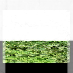 Green Waves Flow Series 2 Rectangular Jigsaw Puzzl by DimitriosArt