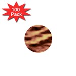 Gold Waves Flow Series 2 1  Mini Buttons (100 pack)  Front