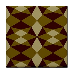 Abstract Pattern Geometric Backgrounds   Tile Coaster by Eskimos