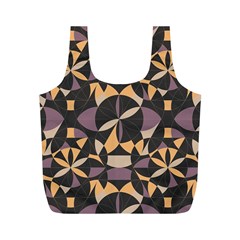 Abstract Pattern Geometric Backgrounds   Full Print Recycle Bag (m) by Eskimos