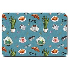 Fashionable Office Supplies Large Doormat  by SychEva