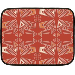 Abstract Pattern Geometric Backgrounds   Double Sided Fleece Blanket (mini)  by Eskimos