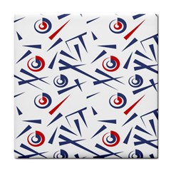 Abstract Pattern Geometric Backgrounds   Tile Coaster by Eskimos