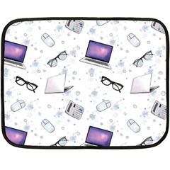 Computer Work Fleece Blanket (mini) by SychEva