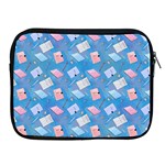 Notepads Pens And Pencils Apple iPad 2/3/4 Zipper Cases Front