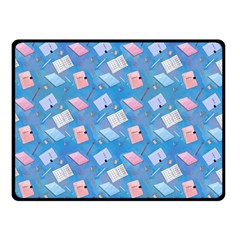 Notepads Pens And Pencils Double Sided Fleece Blanket (small)  by SychEva