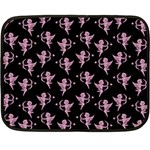 Cupid pattern Double Sided Fleece Blanket (Mini)  35 x27  Blanket Front