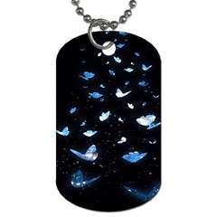 Sparkle Butterfly Dog Tag (two Sides) by Sparkle