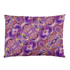 Liquid Art Pouring Abstract Seamless Pattern Tiger Eyes Pillow Case (two Sides) by artico