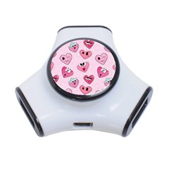 Emoji Heart 3-port Usb Hub by SychEva