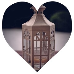 Lantern Wooden Puzzle Heart by DimitriosArt