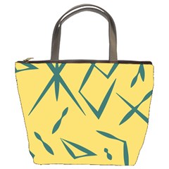 Abstract Pattern Geometric Backgrounds   Bucket Bag by Eskimos