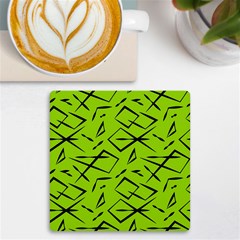 Abstract Pattern Geometric Backgrounds   Uv Print Square Tile Coaster  by Eskimos