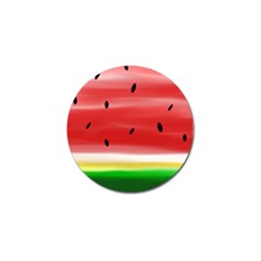 Painted Watermelon Pattern, Fruit Themed Apparel Golf Ball Marker (4 Pack) by Casemiro