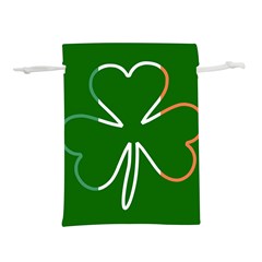 Shamrock Irish Clover St Patrick Lightweight Drawstring Pouch (s) by yoursparklingshop