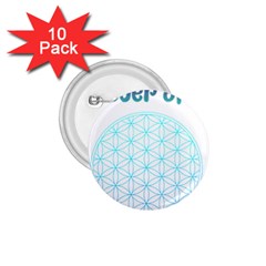 Flower Of Life  1 75  Buttons (10 Pack) by tony4urban