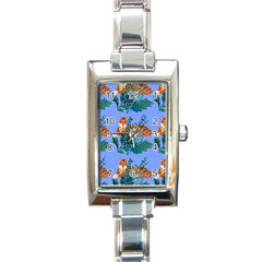 Nature King Rectangle Italian Charm Watch by Sparkle