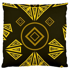 Abstract Pattern Geometric Backgrounds   Large Flano Cushion Case (two Sides) by Eskimos