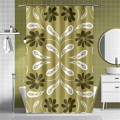 Folk Flowers Print Floral Pattern Ethnic Art Shower Curtain 48  X 72  (small)  by Eskimos