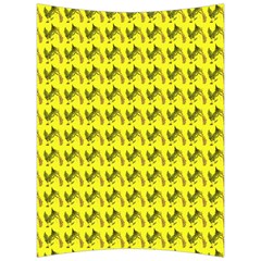 Fern Pattern 2 Yellow Back Support Cushion by violetheavensky