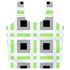 Agender Flag Plaid Full Print Recycle Bag (xxl) by WetdryvacsLair