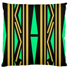 Abstract Pattern Geometric Backgrounds Large Flano Cushion Case (two Sides) by Eskimos