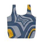 Abstract pattern geometric backgrounds Full Print Recycle Bag (M) Back