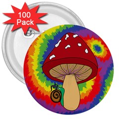 Wizard Snail 3  Buttons (100 Pack)  by steampunkbabygirl