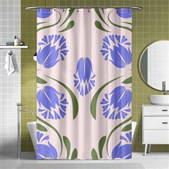 Folk Flowers Print Floral Pattern Ethnic Art Shower Curtain 48  X 72  (small)  by Eskimos