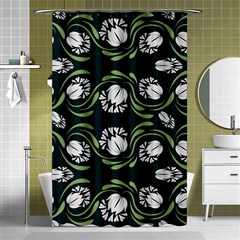 Folk Flowers Print Floral Pattern Ethnic Art Shower Curtain 48  X 72  (small)  by Eskimos