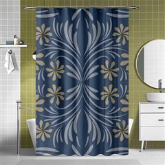 Folk Flowers Print Floral Pattern Ethnic Art Shower Curtain 48  X 72  (small)  by Eskimos