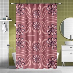 Folk Flowers Print Floral Pattern Ethnic Art Shower Curtain 48  X 72  (small)  by Eskimos