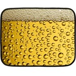 Beer Bubbles Fleece Blanket (Mini) 35 x27  Blanket