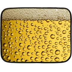 Beer Bubbles Fleece Blanket (mini) by Wegoenart