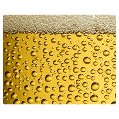 Beer Bubbles Double Sided Flano Blanket (medium)  by Wegoenart