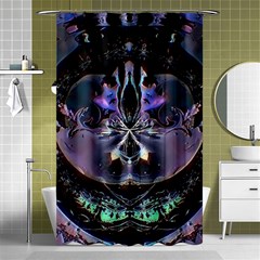 The High Priestess Card Shower Curtain 48  X 72  (small)  by MRNStudios