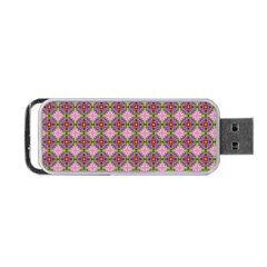 Seamless Psychedelic Pattern Portable Usb Flash (two Sides) by Jancukart