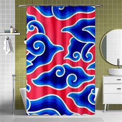 Batik Megamendung Shower Curtain 48  X 72  (small)  by artworkshop