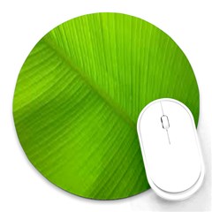 Banana Leaf Round Mousepads by artworkshop