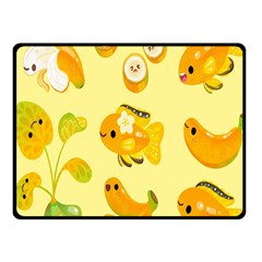 Banana Cichlid Fleece Blanket (small) by artworkshop