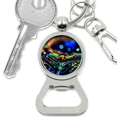 Peacock Feather Drop Bottle Opener Key Chain by artworkshop