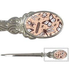 Vintage-drawn-insect-seamless-pattern Letter Opener by Jancukart