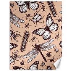 Vintage-drawn-insect-seamless-pattern Canvas 36  X 48  by Jancukart