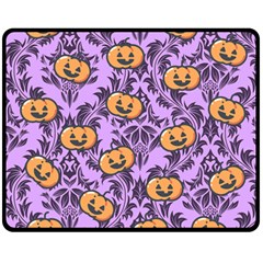 Purple Jack Double Sided Fleece Blanket (medium)  by NerdySparkleGoth