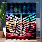 Attack On Titan Shingeki Galaxy Shower Curtain 60  x 72  (Medium)  60 x72  Curtain